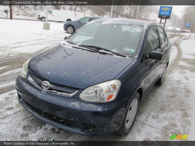 Indigo Ink Blue / Dark Charcoal 2005 Toyota ECHO Sedan