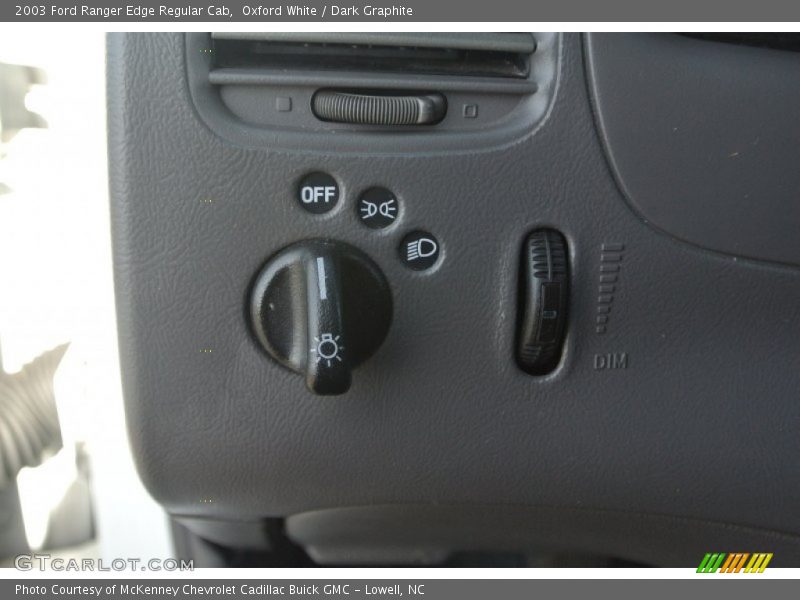 Oxford White / Dark Graphite 2003 Ford Ranger Edge Regular Cab