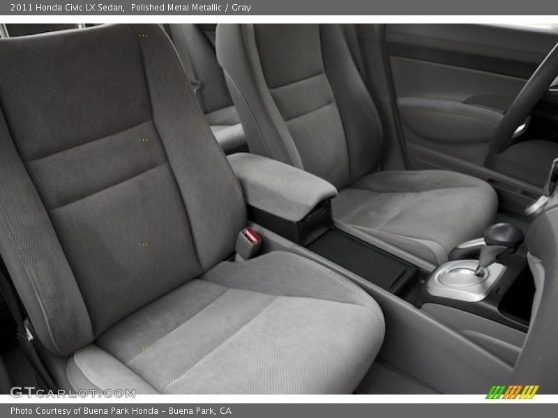 Polished Metal Metallic / Gray 2011 Honda Civic LX Sedan