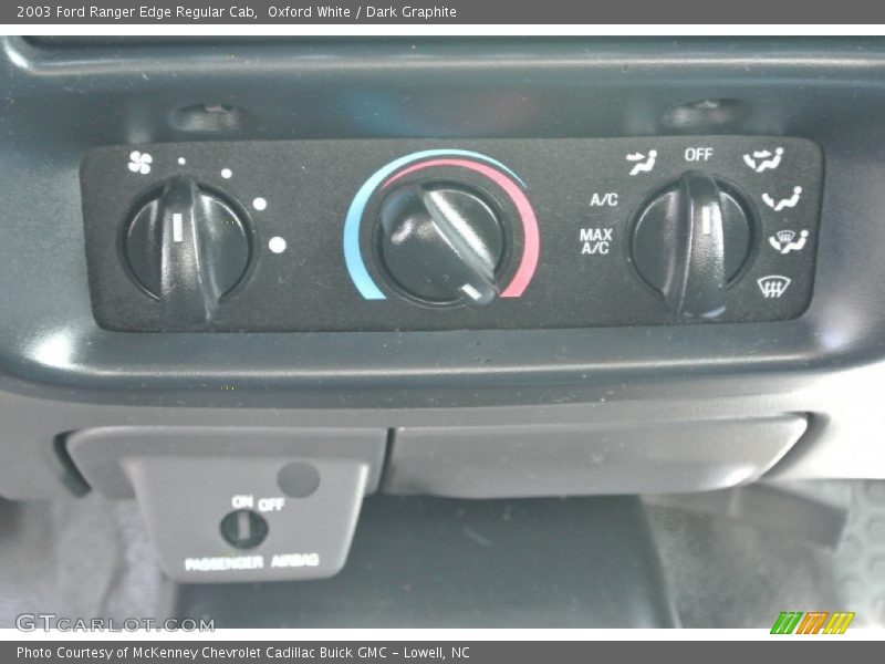 Oxford White / Dark Graphite 2003 Ford Ranger Edge Regular Cab