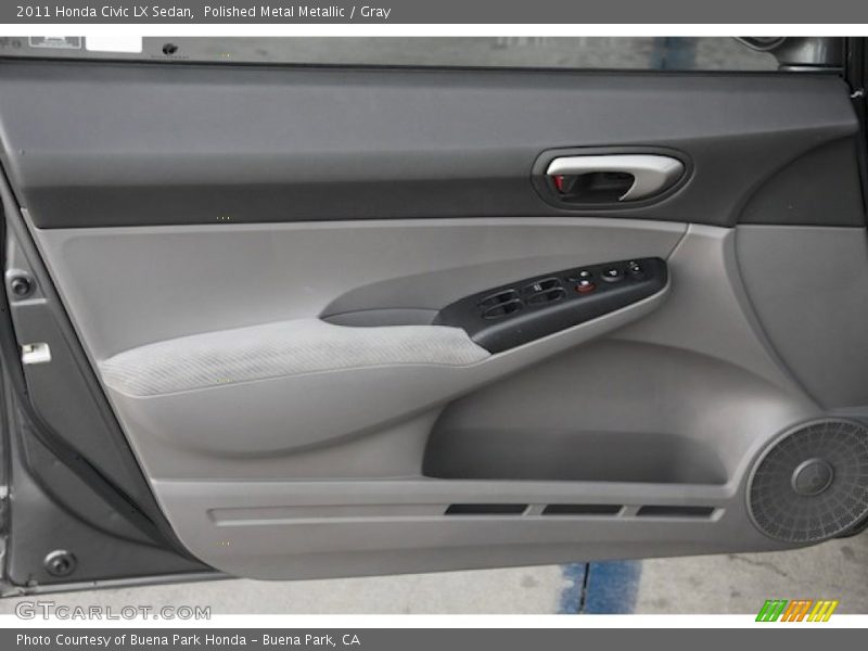 Polished Metal Metallic / Gray 2011 Honda Civic LX Sedan