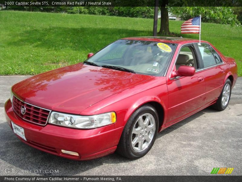 Crimson Red Pearl / Neutral Shale 2003 Cadillac Seville STS