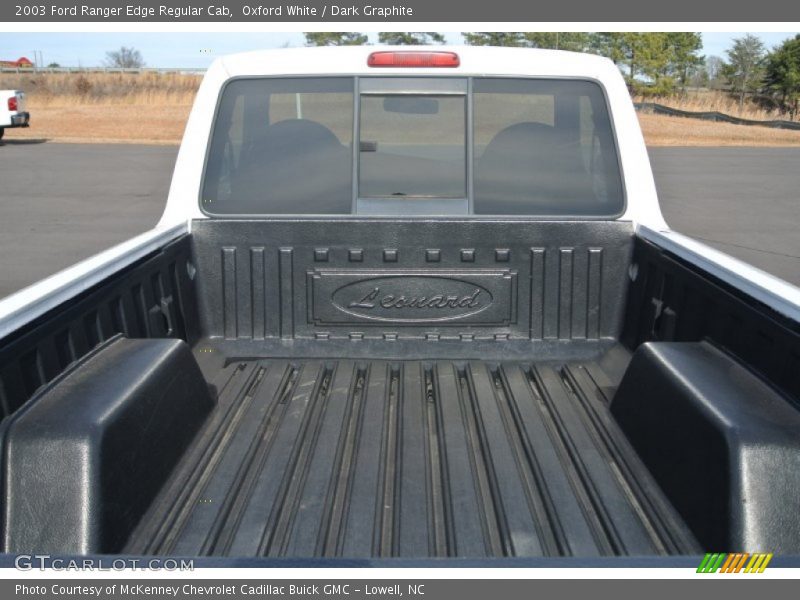 Oxford White / Dark Graphite 2003 Ford Ranger Edge Regular Cab