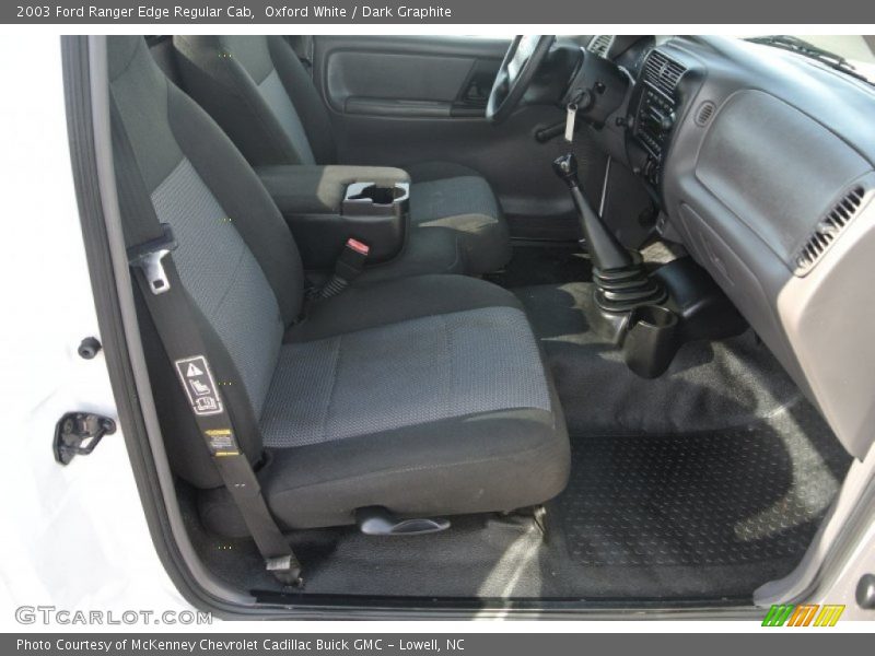 Oxford White / Dark Graphite 2003 Ford Ranger Edge Regular Cab