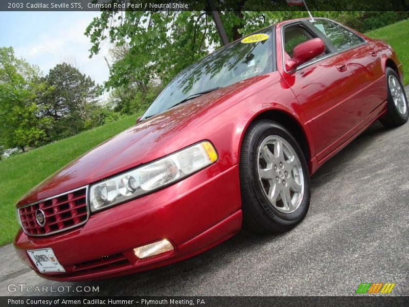 Crimson Red Pearl / Neutral Shale 2003 Cadillac Seville STS