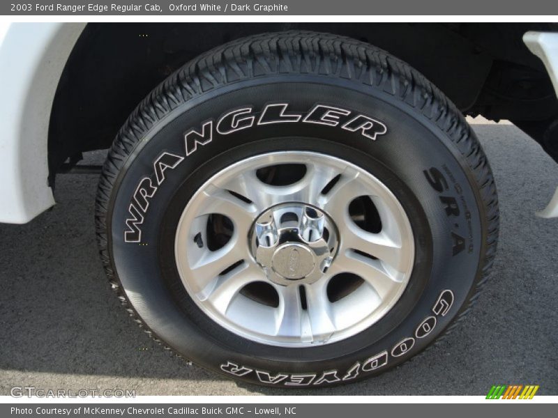 Oxford White / Dark Graphite 2003 Ford Ranger Edge Regular Cab