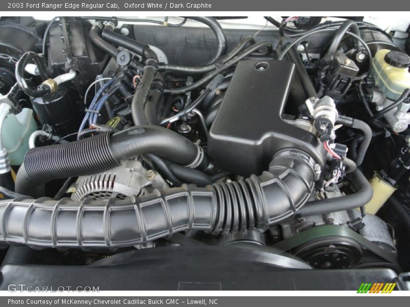 Oxford White / Dark Graphite 2003 Ford Ranger Edge Regular Cab
