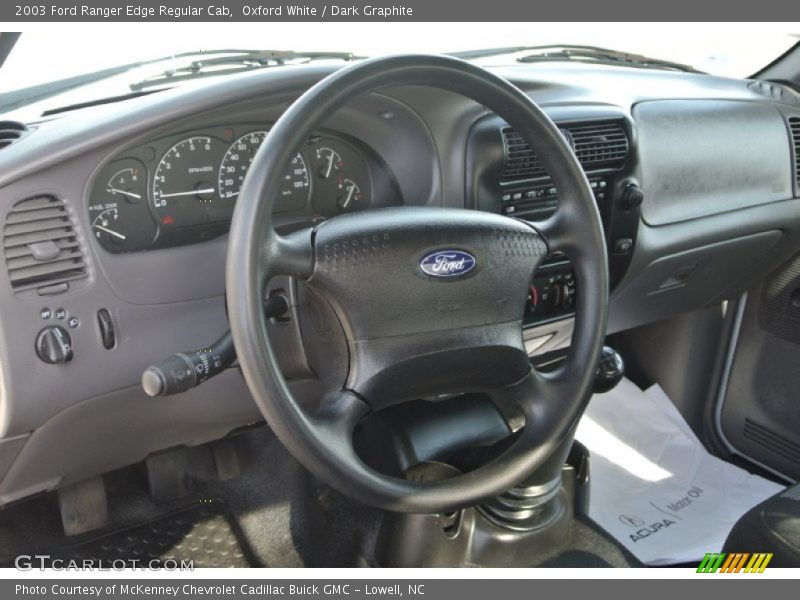 Oxford White / Dark Graphite 2003 Ford Ranger Edge Regular Cab