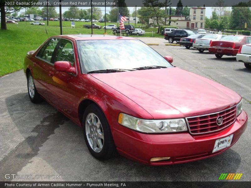 Crimson Red Pearl / Neutral Shale 2003 Cadillac Seville STS