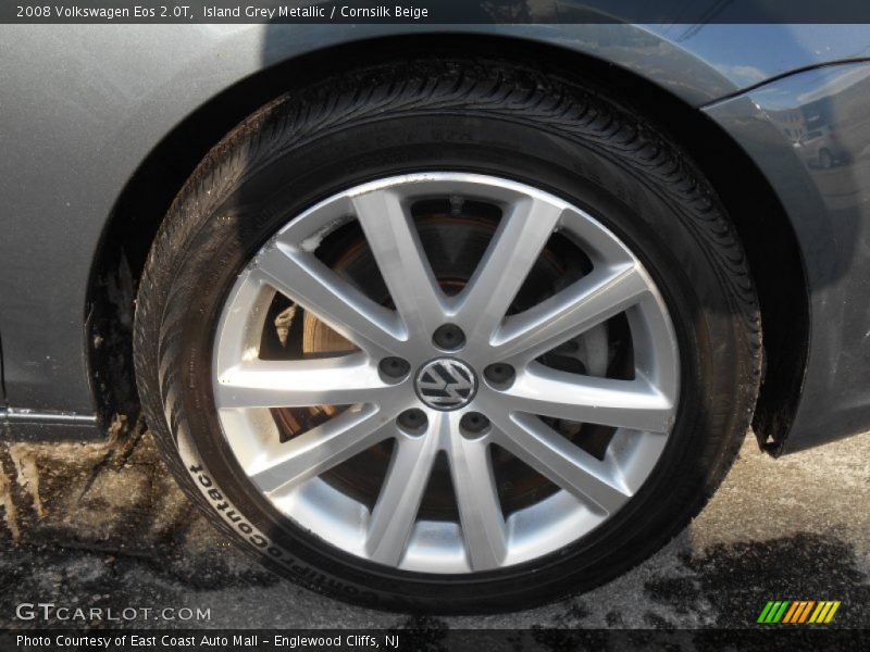 Island Grey Metallic / Cornsilk Beige 2008 Volkswagen Eos 2.0T