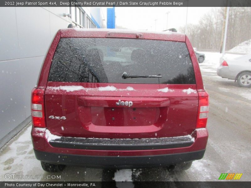 Deep Cherry Red Crystal Pearl / Dark Slate Gray/Light Pebble Beige 2012 Jeep Patriot Sport 4x4