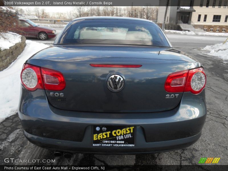 Island Grey Metallic / Cornsilk Beige 2008 Volkswagen Eos 2.0T