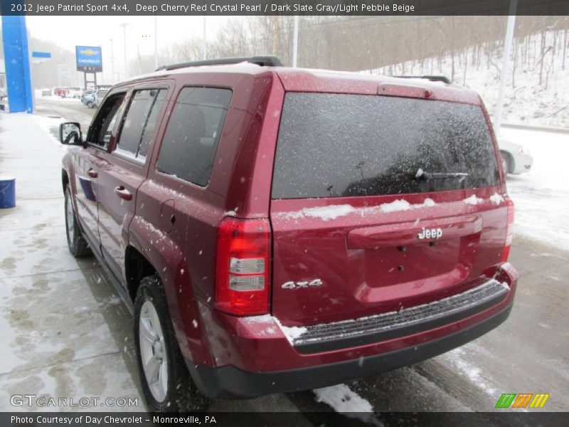 Deep Cherry Red Crystal Pearl / Dark Slate Gray/Light Pebble Beige 2012 Jeep Patriot Sport 4x4