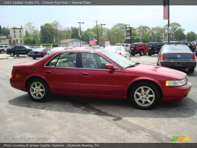 Crimson Red Pearl / Neutral Shale 2003 Cadillac Seville STS
