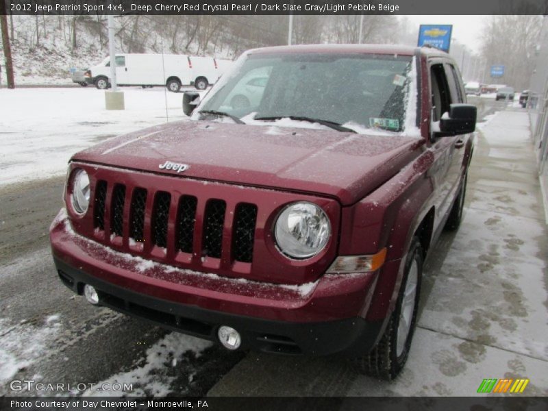 Deep Cherry Red Crystal Pearl / Dark Slate Gray/Light Pebble Beige 2012 Jeep Patriot Sport 4x4