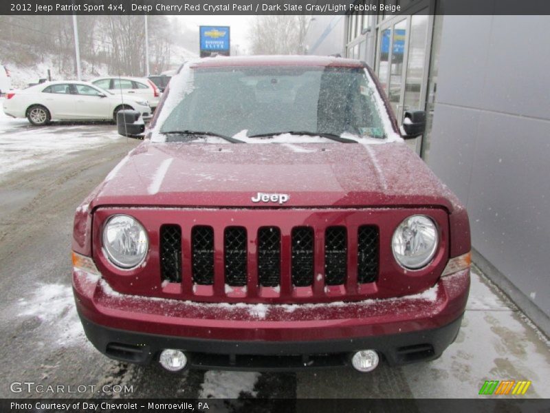 Deep Cherry Red Crystal Pearl / Dark Slate Gray/Light Pebble Beige 2012 Jeep Patriot Sport 4x4