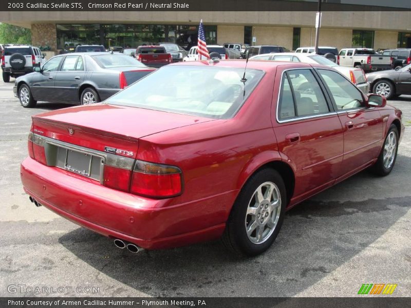 Crimson Red Pearl / Neutral Shale 2003 Cadillac Seville STS