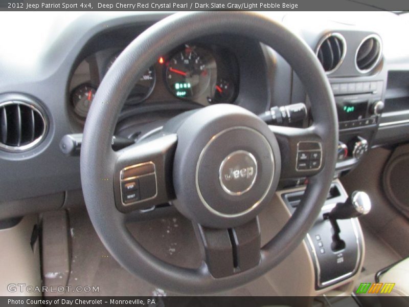 Deep Cherry Red Crystal Pearl / Dark Slate Gray/Light Pebble Beige 2012 Jeep Patriot Sport 4x4