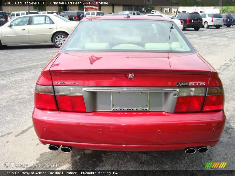 Crimson Red Pearl / Neutral Shale 2003 Cadillac Seville STS