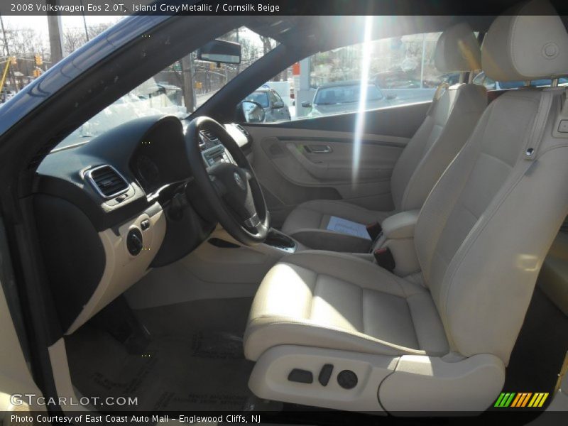 Island Grey Metallic / Cornsilk Beige 2008 Volkswagen Eos 2.0T