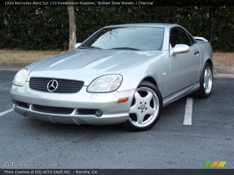 Brilliant Silver Metallic / Charcoal 1999 Mercedes-Benz SLK 230 Kompressor Roadster