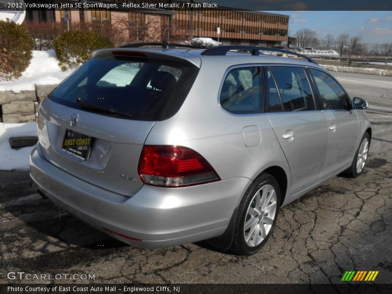 Reflex Silver Metallic / Titan Black 2012 Volkswagen Jetta SE SportWagen