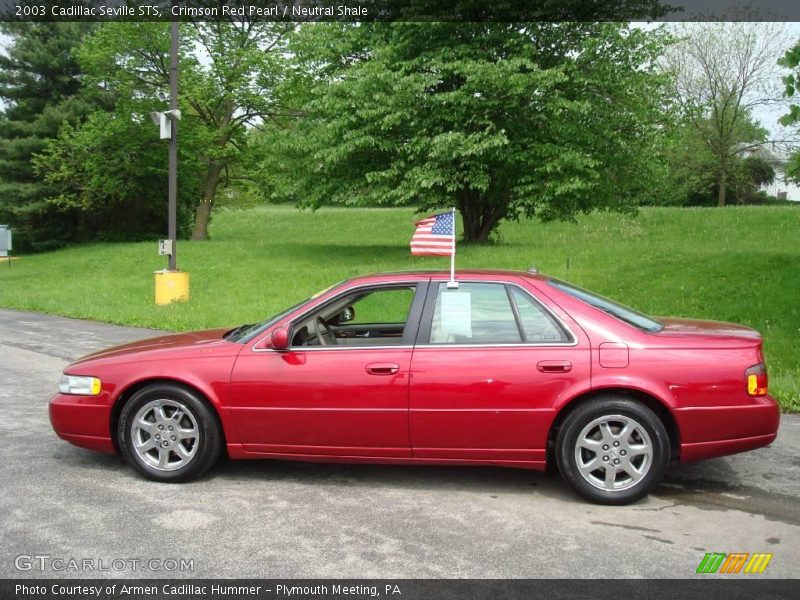 Crimson Red Pearl / Neutral Shale 2003 Cadillac Seville STS
