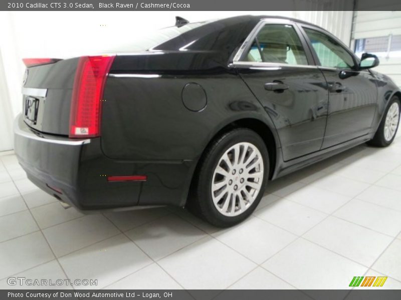 Black Raven / Cashmere/Cocoa 2010 Cadillac CTS 3.0 Sedan