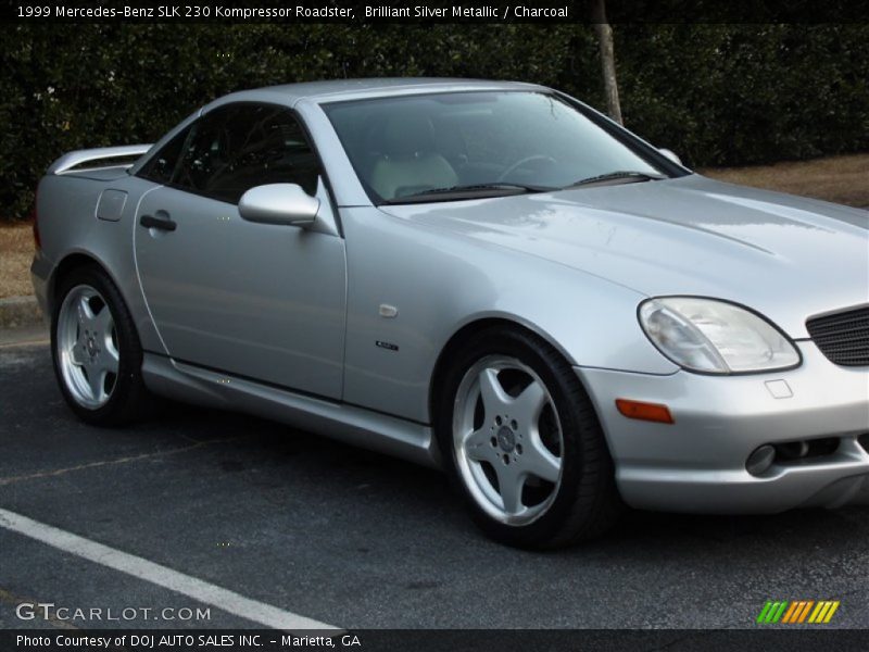 Brilliant Silver Metallic / Charcoal 1999 Mercedes-Benz SLK 230 Kompressor Roadster