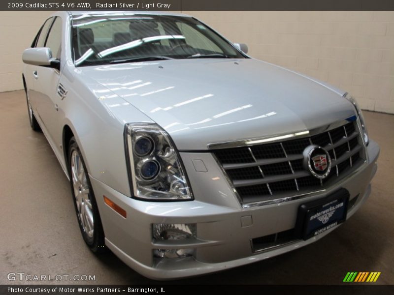 Radiant Silver / Light Gray 2009 Cadillac STS 4 V6 AWD