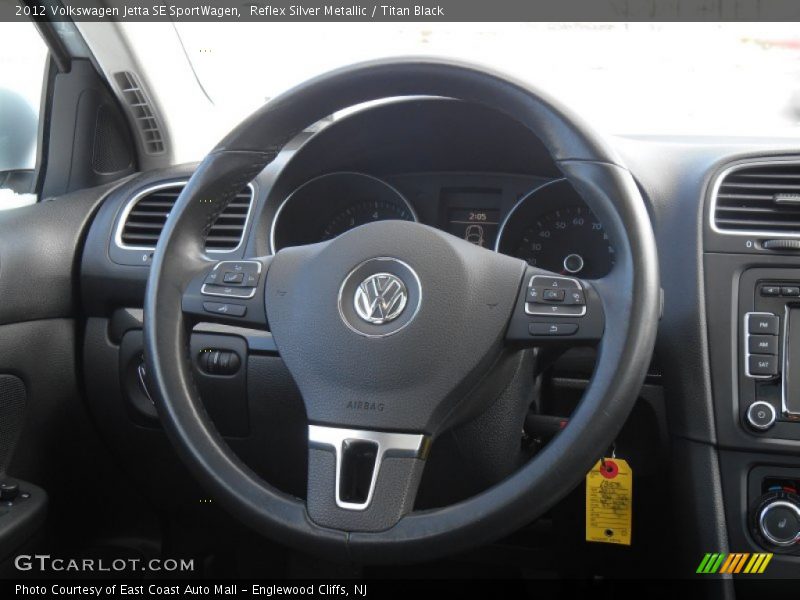 Reflex Silver Metallic / Titan Black 2012 Volkswagen Jetta SE SportWagen