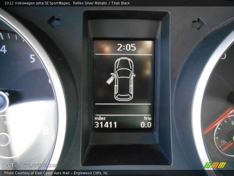 Reflex Silver Metallic / Titan Black 2012 Volkswagen Jetta SE SportWagen