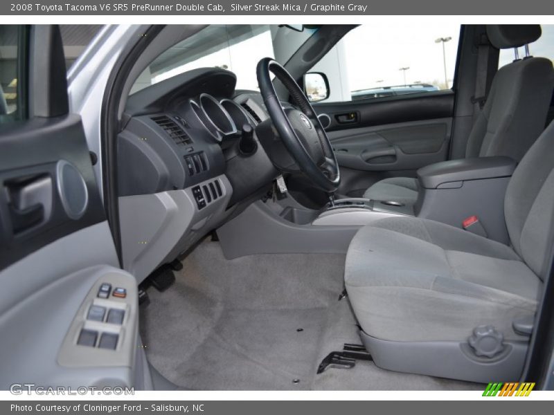 Silver Streak Mica / Graphite Gray 2008 Toyota Tacoma V6 SR5 PreRunner Double Cab