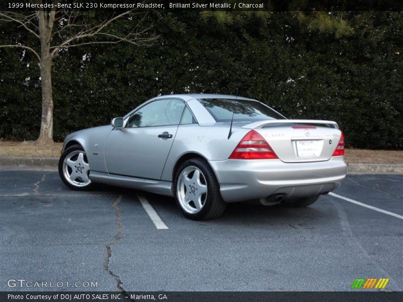 Brilliant Silver Metallic / Charcoal 1999 Mercedes-Benz SLK 230 Kompressor Roadster
