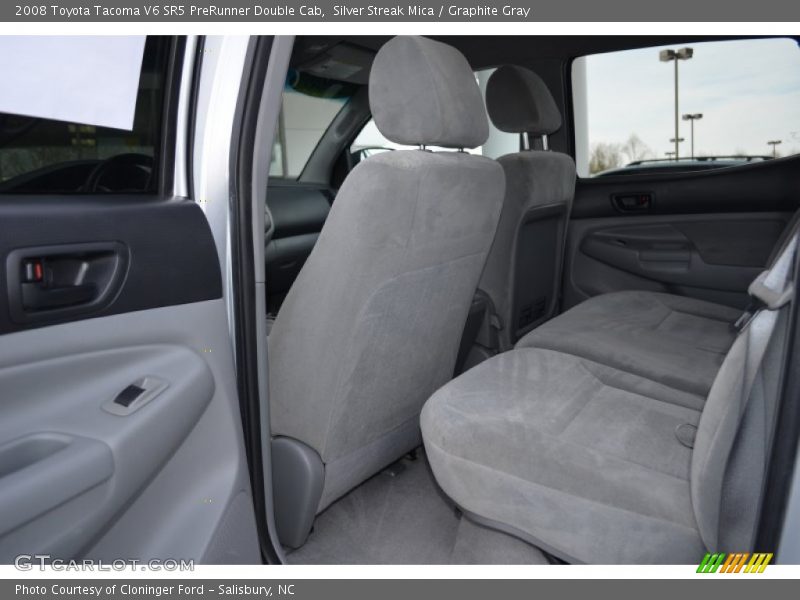 Silver Streak Mica / Graphite Gray 2008 Toyota Tacoma V6 SR5 PreRunner Double Cab