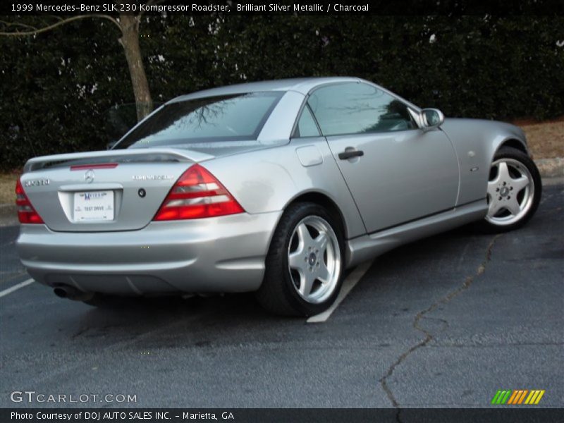 Brilliant Silver Metallic / Charcoal 1999 Mercedes-Benz SLK 230 Kompressor Roadster