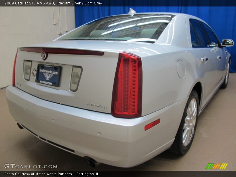 Radiant Silver / Light Gray 2009 Cadillac STS 4 V6 AWD