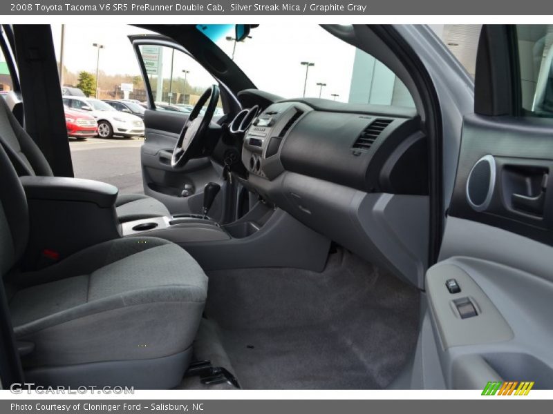 Silver Streak Mica / Graphite Gray 2008 Toyota Tacoma V6 SR5 PreRunner Double Cab