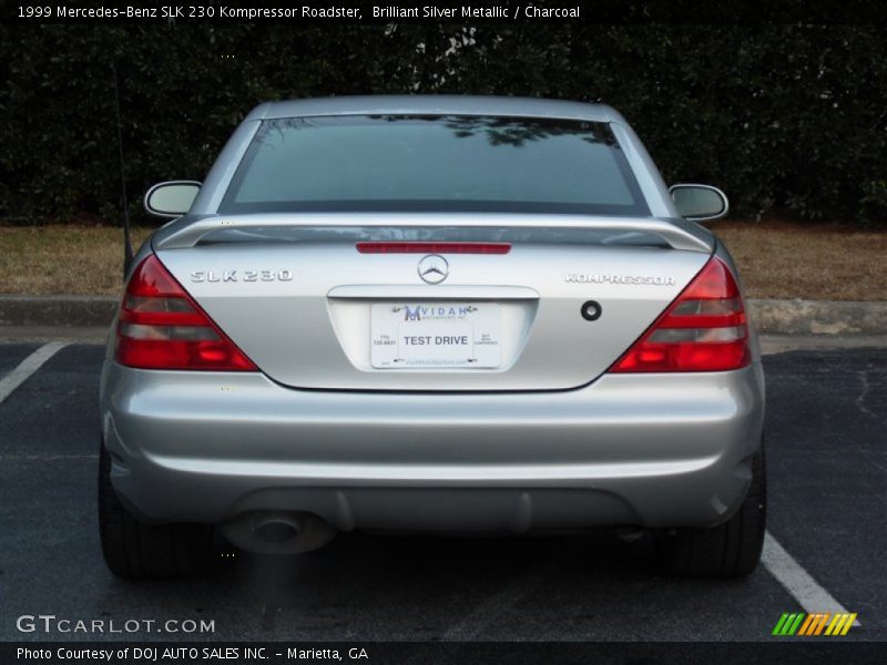 Brilliant Silver Metallic / Charcoal 1999 Mercedes-Benz SLK 230 Kompressor Roadster
