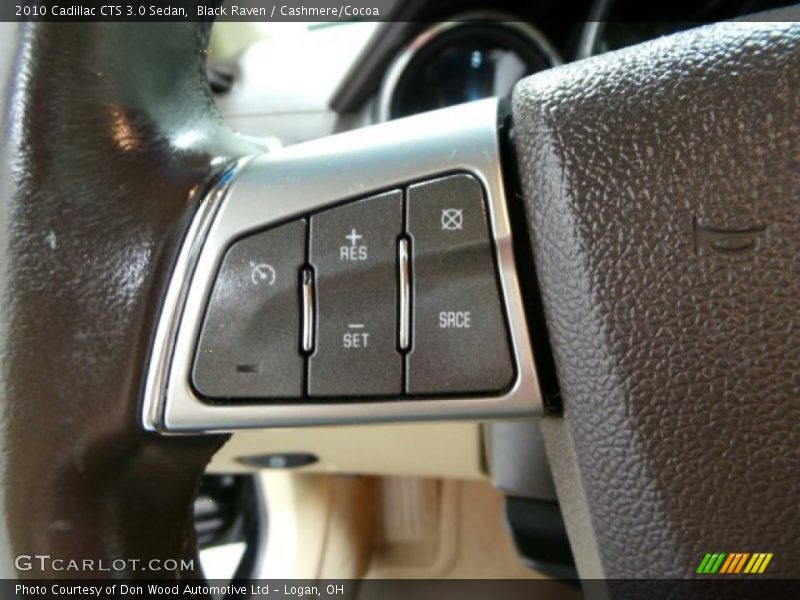 Black Raven / Cashmere/Cocoa 2010 Cadillac CTS 3.0 Sedan