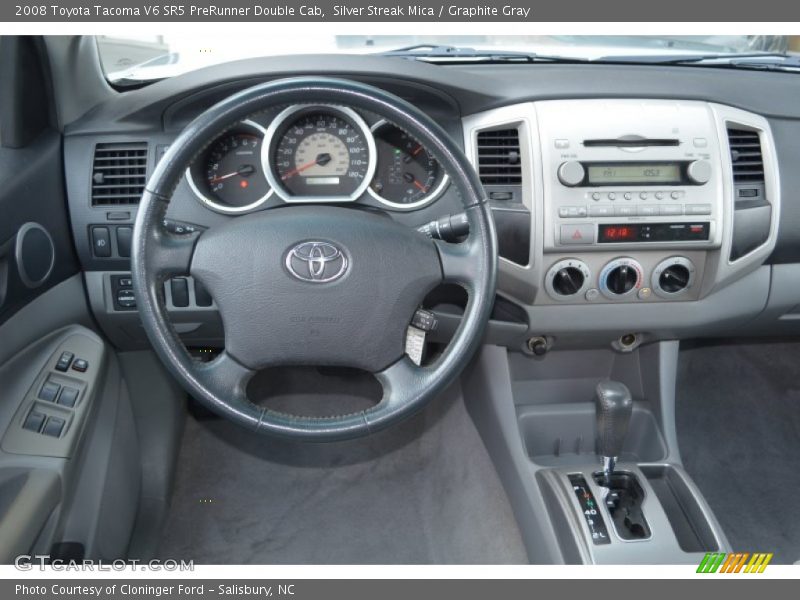 Silver Streak Mica / Graphite Gray 2008 Toyota Tacoma V6 SR5 PreRunner Double Cab
