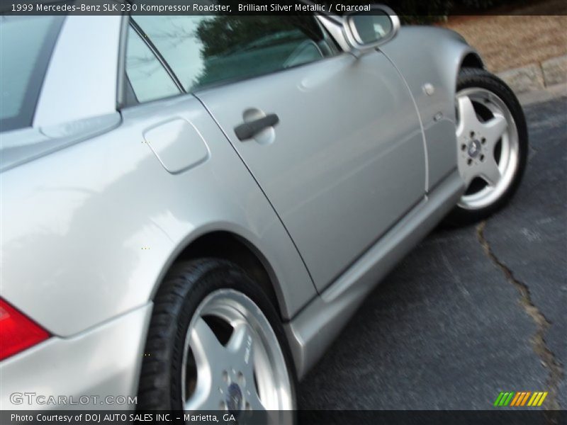 Brilliant Silver Metallic / Charcoal 1999 Mercedes-Benz SLK 230 Kompressor Roadster