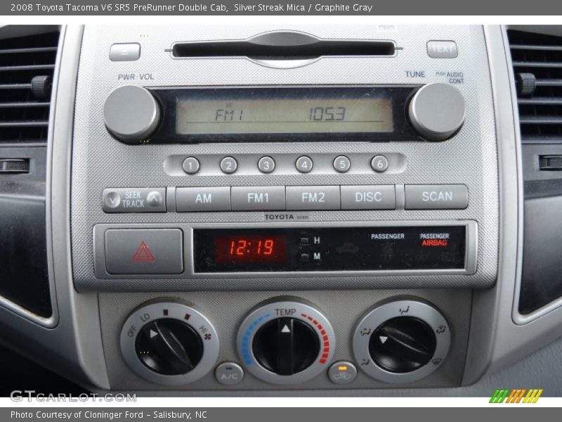 Silver Streak Mica / Graphite Gray 2008 Toyota Tacoma V6 SR5 PreRunner Double Cab