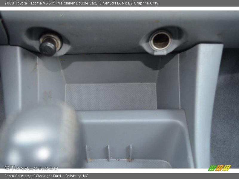 Silver Streak Mica / Graphite Gray 2008 Toyota Tacoma V6 SR5 PreRunner Double Cab