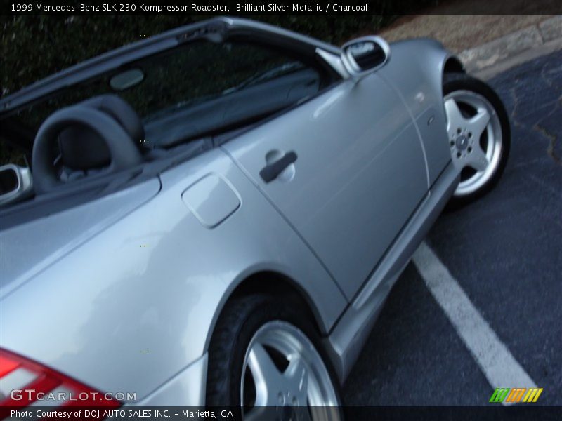 Brilliant Silver Metallic / Charcoal 1999 Mercedes-Benz SLK 230 Kompressor Roadster