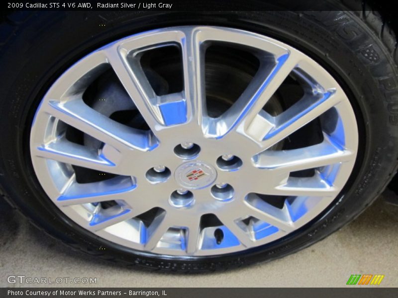 Radiant Silver / Light Gray 2009 Cadillac STS 4 V6 AWD