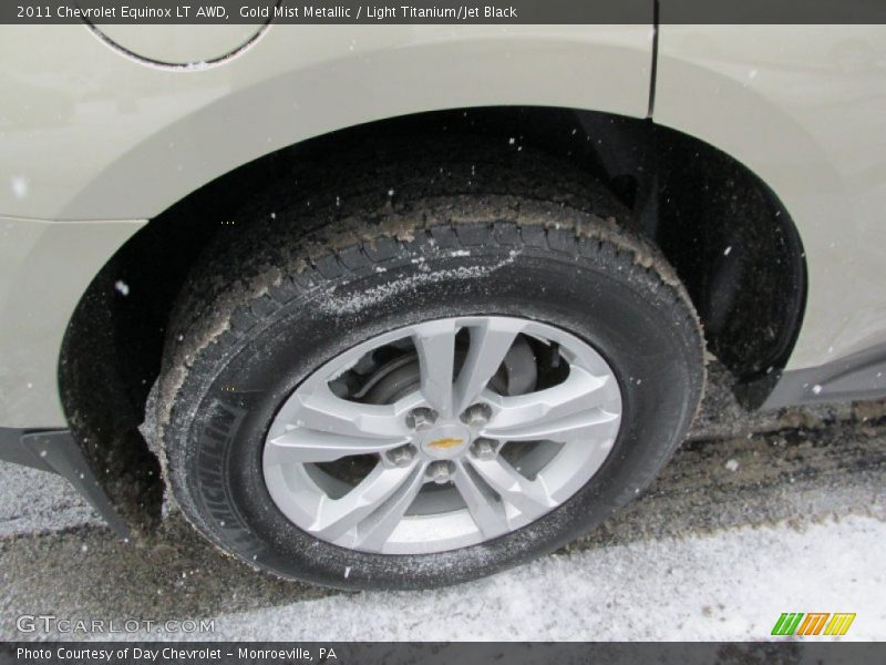 Gold Mist Metallic / Light Titanium/Jet Black 2011 Chevrolet Equinox LT AWD