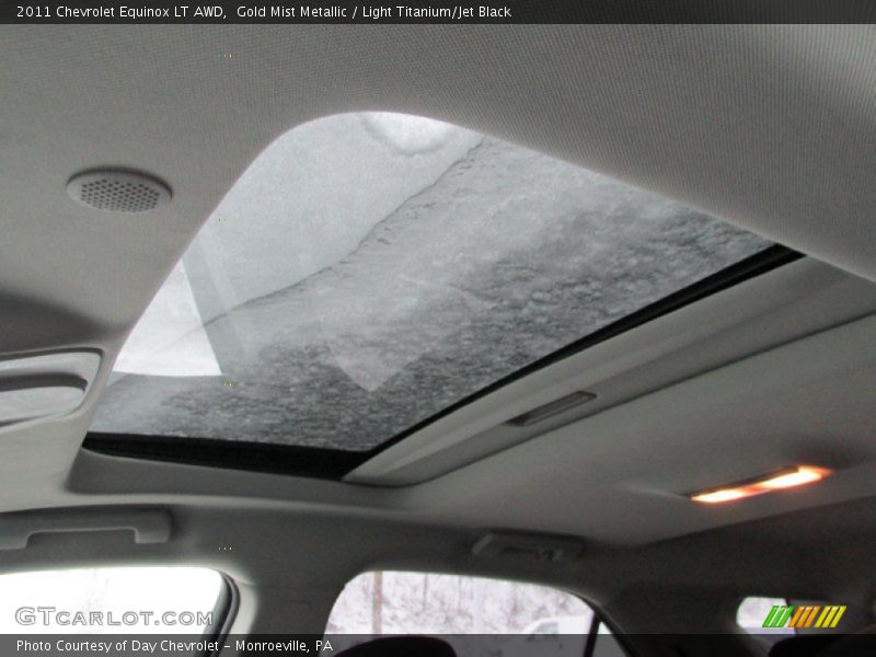 Gold Mist Metallic / Light Titanium/Jet Black 2011 Chevrolet Equinox LT AWD