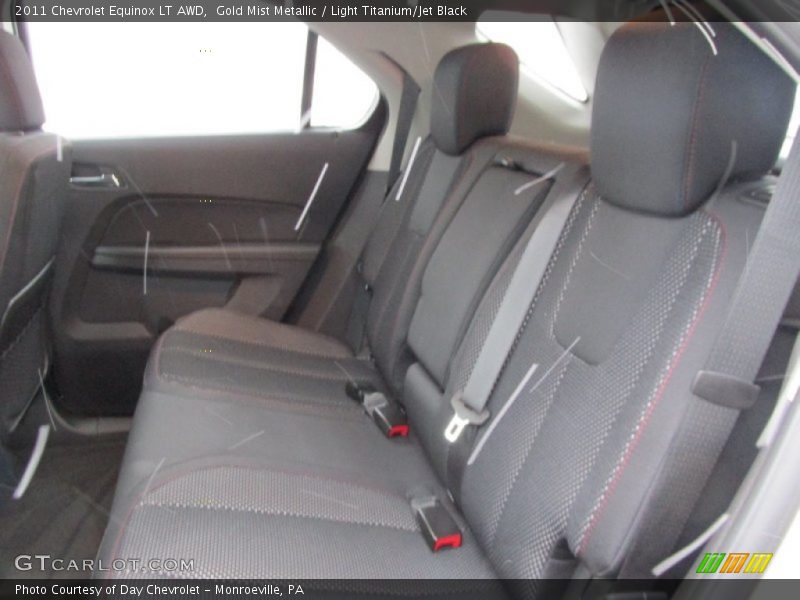 Gold Mist Metallic / Light Titanium/Jet Black 2011 Chevrolet Equinox LT AWD