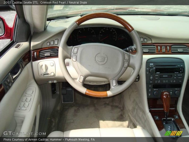 Crimson Red Pearl / Neutral Shale 2003 Cadillac Seville STS